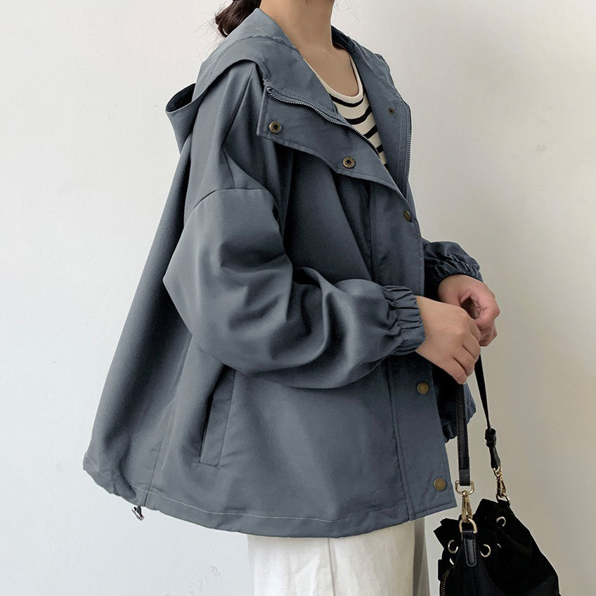 【アウター】6color 春秋 シンプル ルーズ 無地 レジャー ジャケット