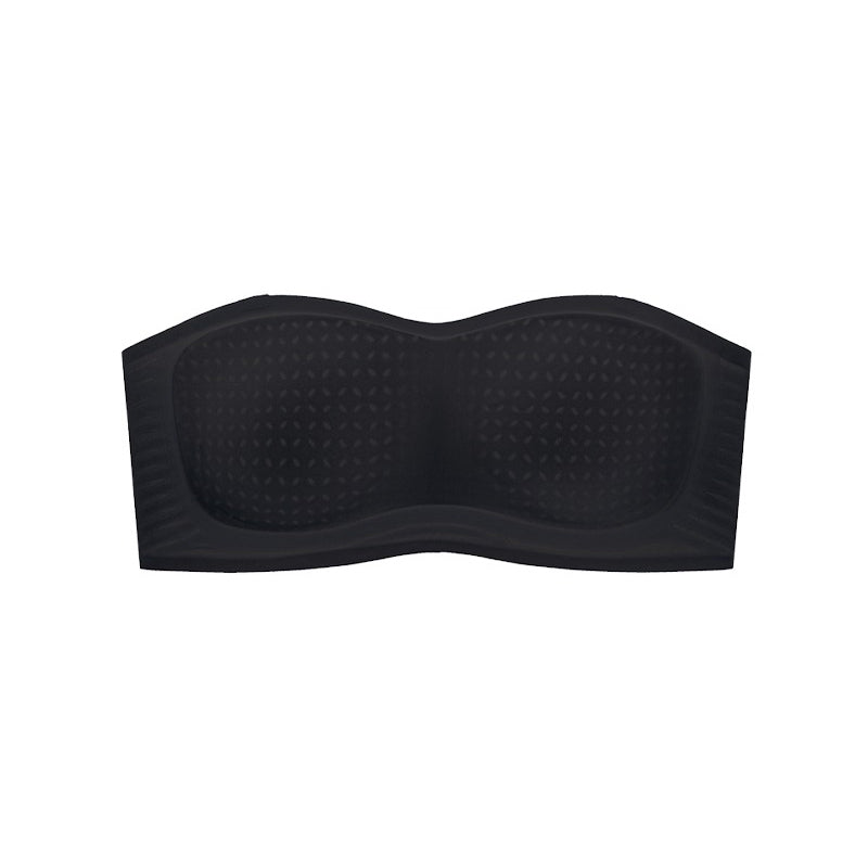 キャミワンピ必須!【グッズ】 夏 薄型 アイスシルク ストラップレスブラ レディース下着 滑り止め付き インビジブル / ノンワイヤー