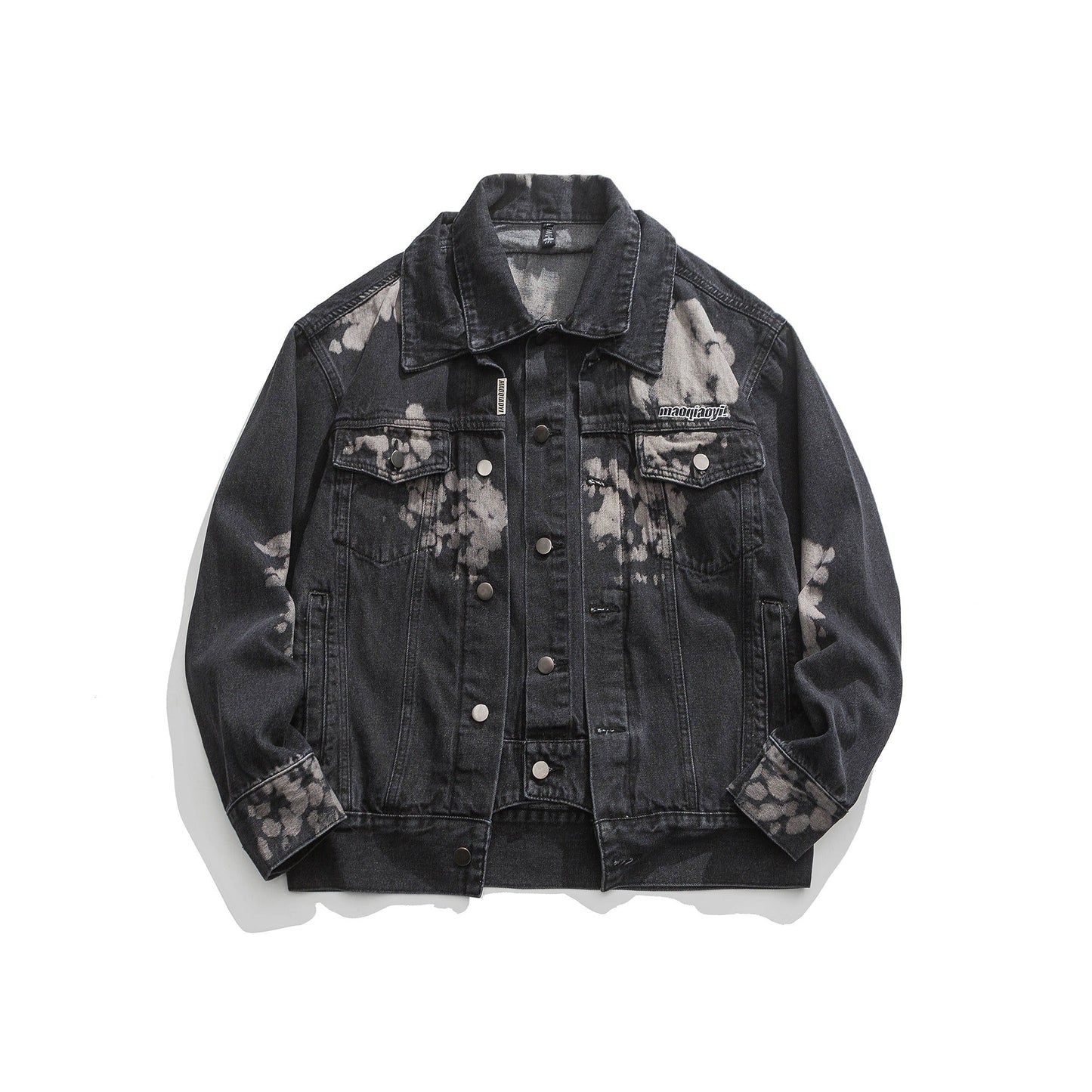 【アウター】ヴィンテージ加工 レトロ 春秋 フェイクレイヤード ジャケット 【FCシリーズ】