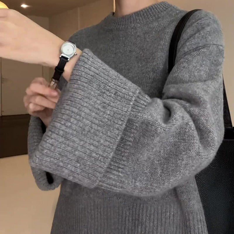 【トップス】秋冬 柔らかい レディース 秋冬新作 ゆったり オーバーサイズ ニットセーター