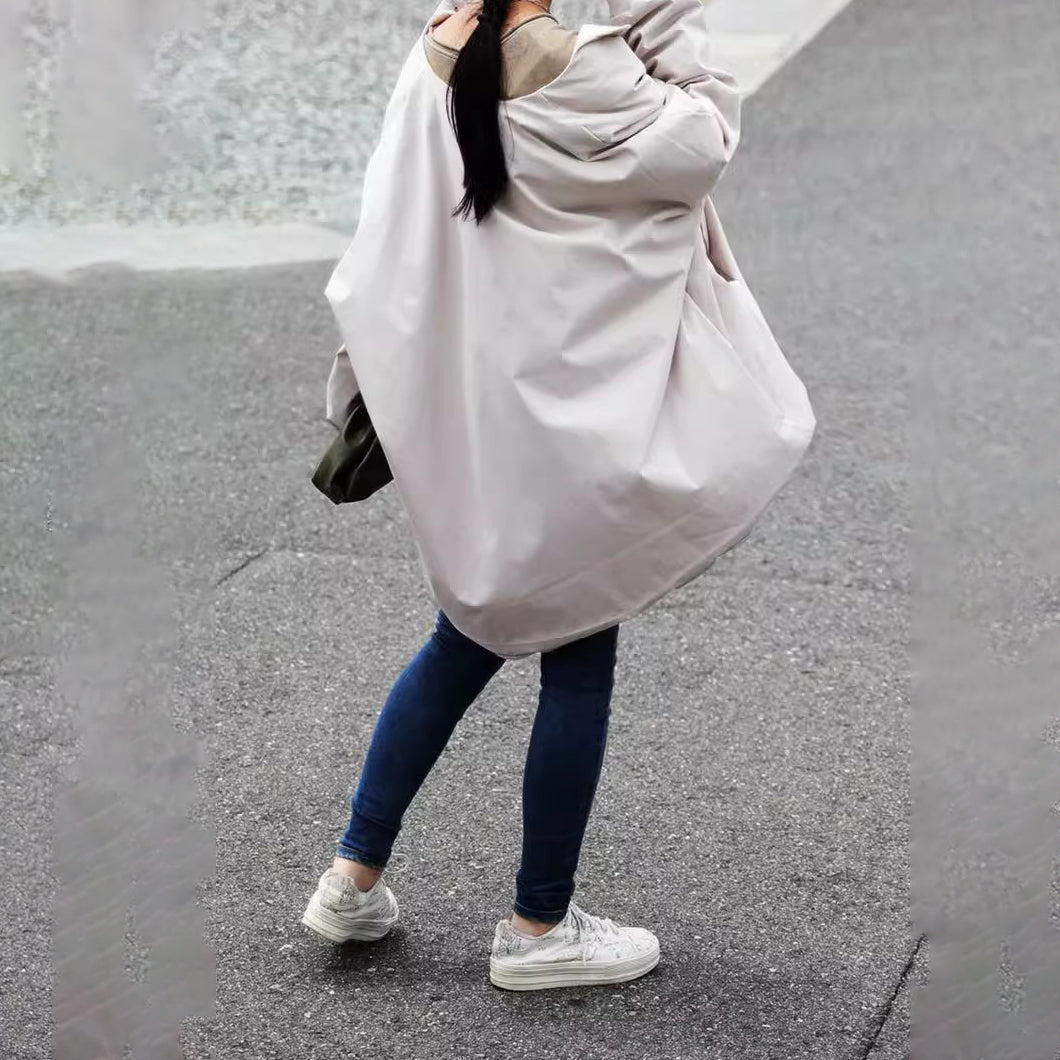 【アウター】シンプル 秋冬 無地 防寒 合わせやすい 綿入れコート