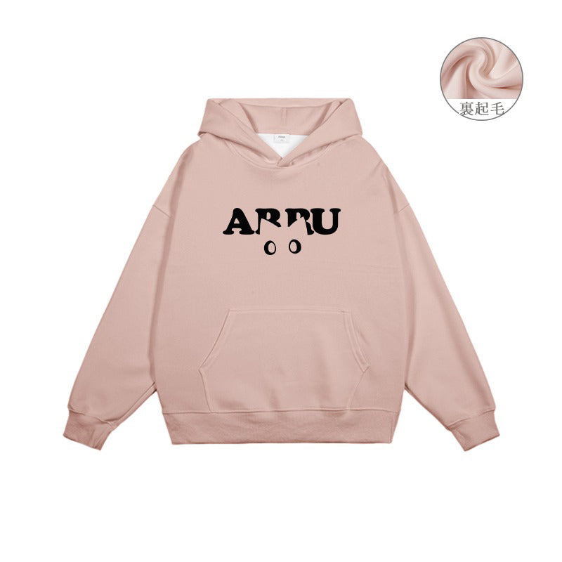 全7色【トップス】👀猫プリント キャットアイ パーカー 秋冬 ユニセックス ペア着用OK ストリート【FCシリーズ】