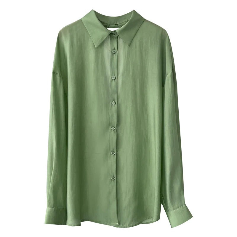 【トップス】涼やか 透かし彫り 春夏 シャツ·ブラウス【JZシリーズ】