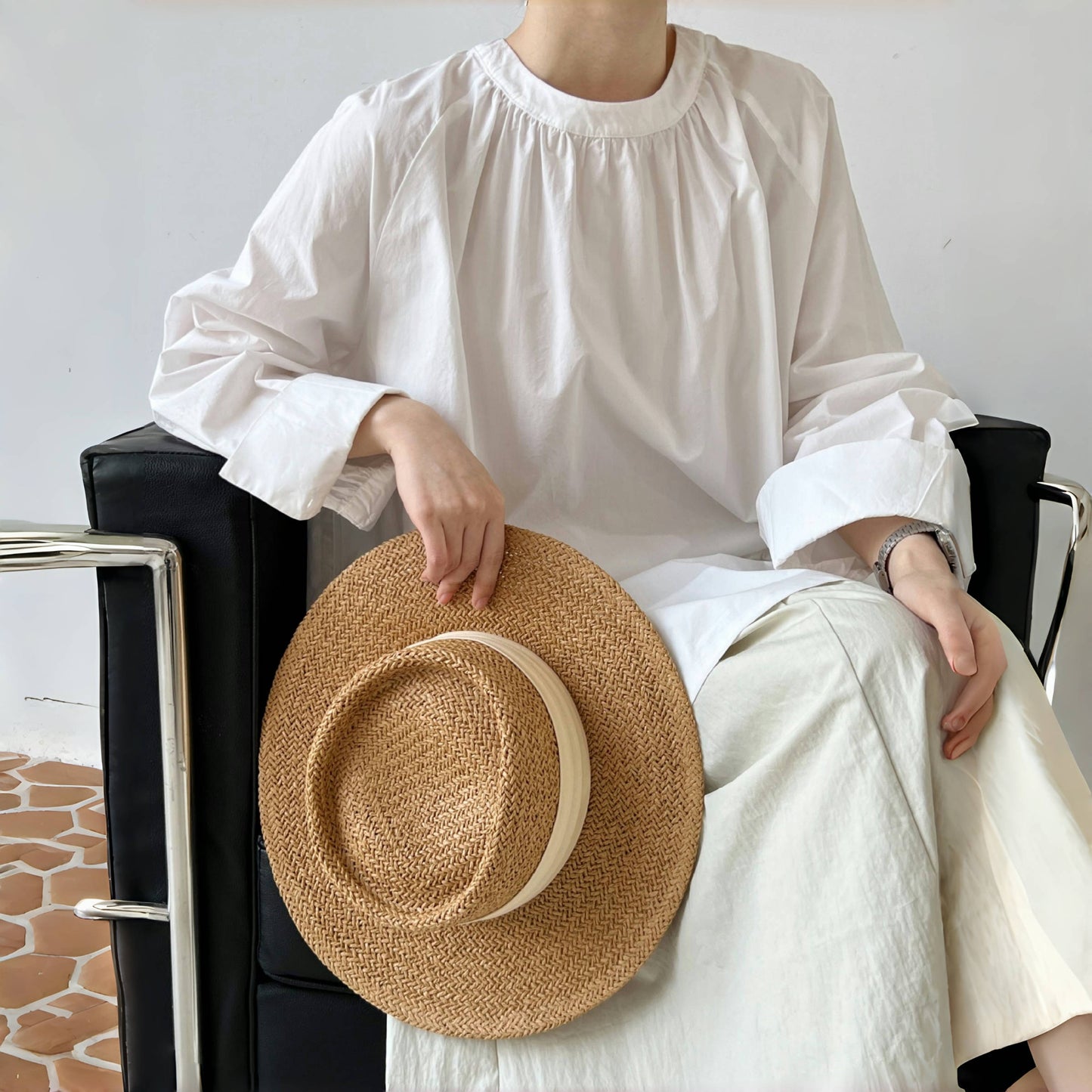 【トップス】INS ゆったり 春秋 シャーリング 合わせやすい シャツ【SNシリーズ】