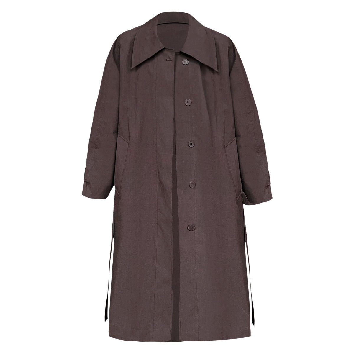 【アウター】春 秋 冬 ベルト付き スリム見え テーラードカラー トレンチコート 【JZシリーズ】