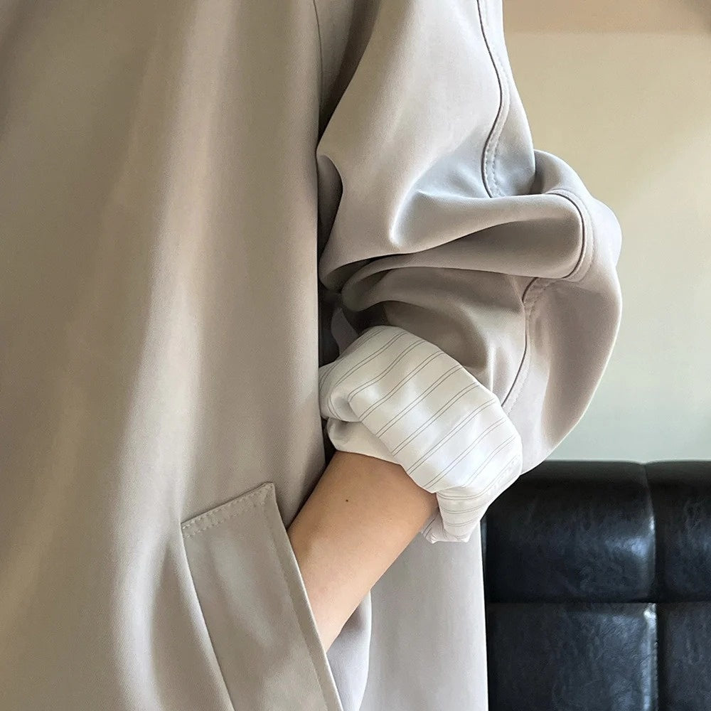 【アウター】カジュアル 春秋 ゆるリラックス コート 【JZシリーズ】