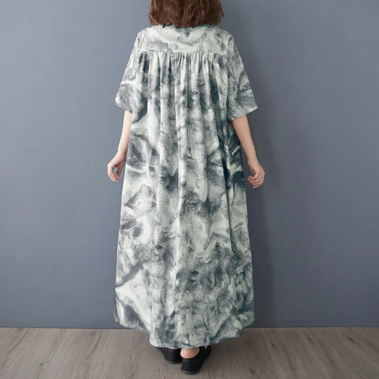 期間限定⭐️60%OFF【ワンピース】ゆったり ショールカラー ロングシャツドレス ボタンディテール 体型カバー 大きいサイズ レディース 半袖ワンピース
【SHシリーズ】