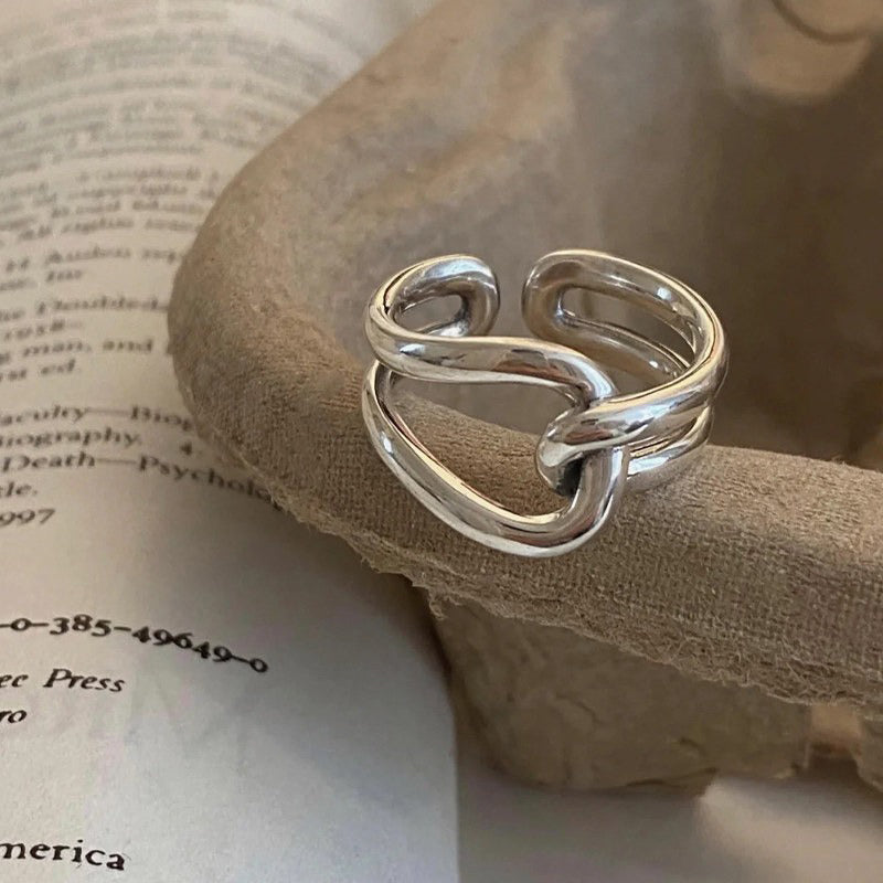 【🎁 B2G1|先行スタート!】【グッズ】メタル オープンリング レディース クール 上質