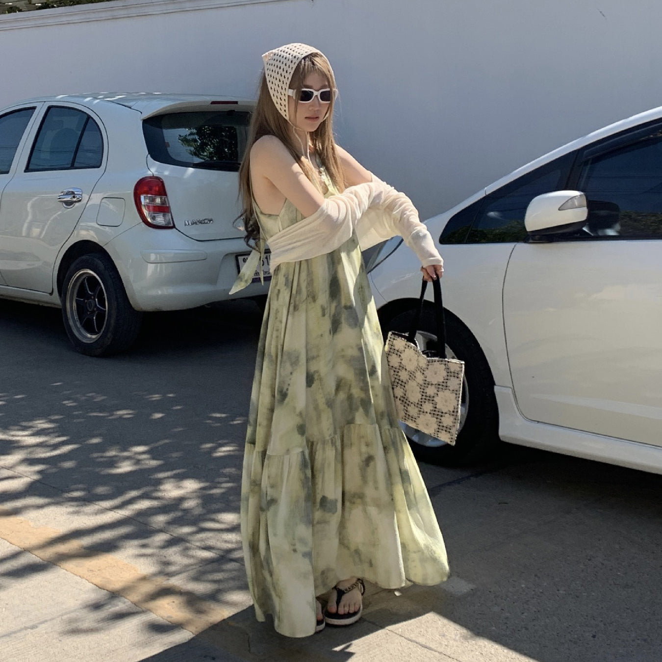 【ワンピース】夏 気質 個性派デザイン オトナ系 ネオチャイナ風 ハイネック ノースリーブワンピース【SHシリーズ】