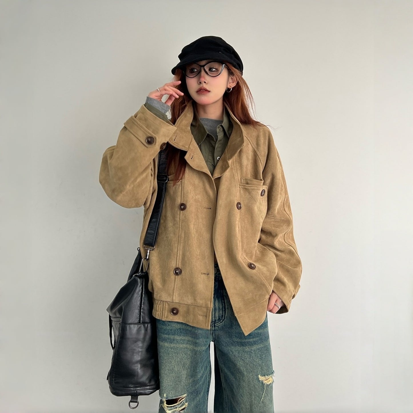 【アウター】新作 香港風 レトロ 春秋 カジュアル ジャケット【FCシリーズ】