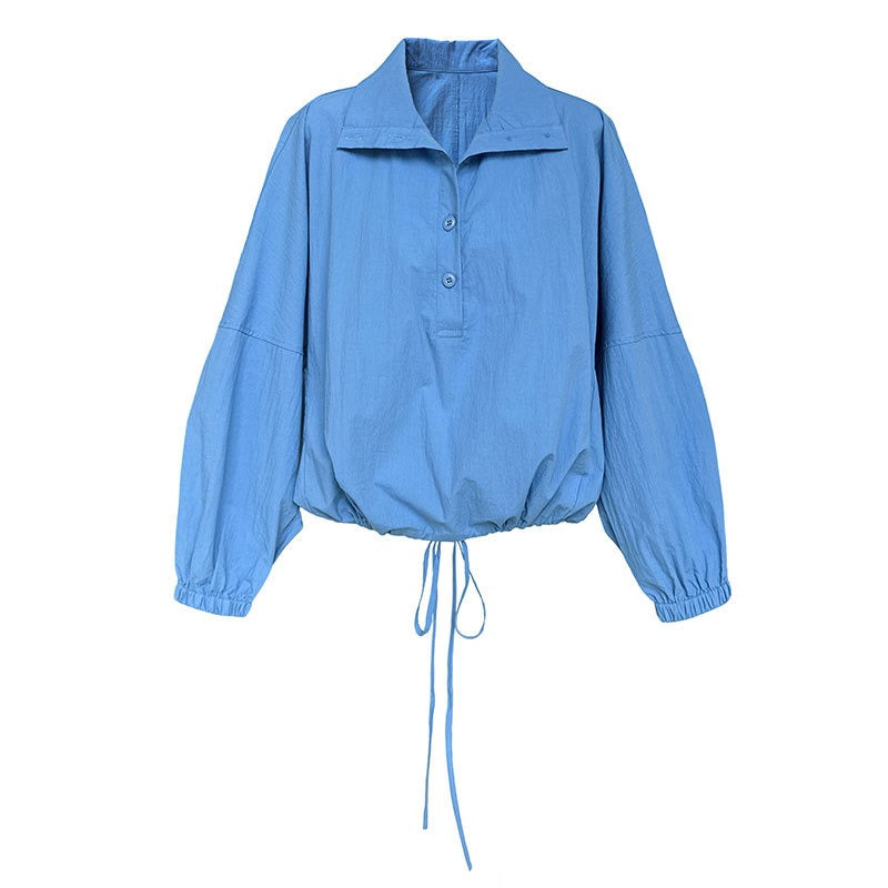 【トップス】春 秋 夏 立襟 ゆるリラックス シャツ 【JZシリーズ】