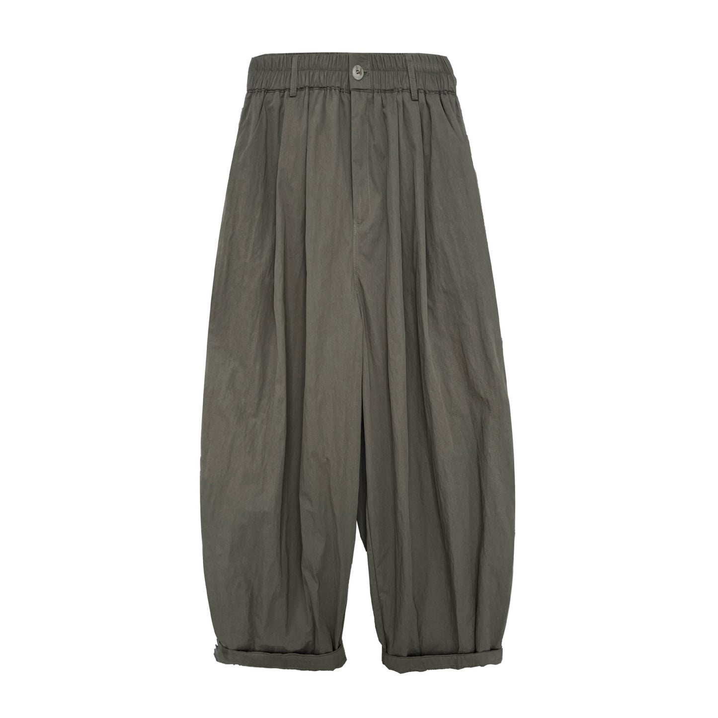 【ボトムス】夏 春 秋 ミニマル ハイウエスト ワーク ワイドパンツ 【SNシリーズ】