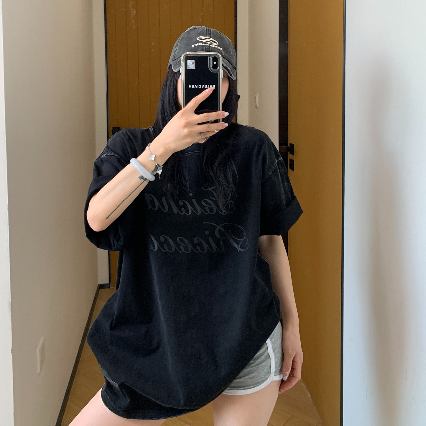 【トップス】夏 ヴィンテージ加工 レトロ 半袖 Tシャツ 【FCシリーズ】