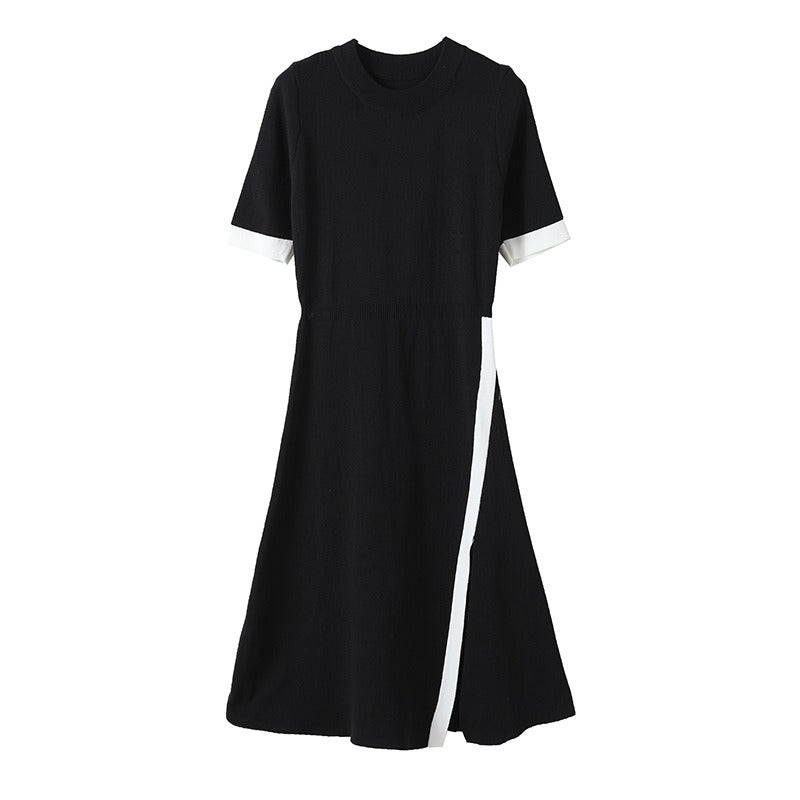 【ワンピース】セレブ気質 春 夏 秋 冬 高級感 合わせやすい 半袖ワンピース【SNシリーズ】