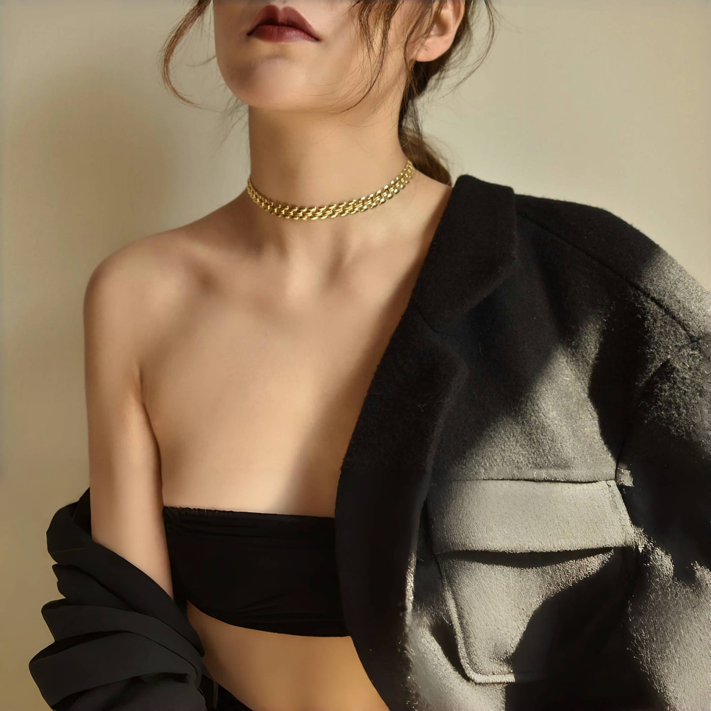 【🎁 B2G1|先行スタート!】【グッズ】鍍金の鎖骨ネックレス