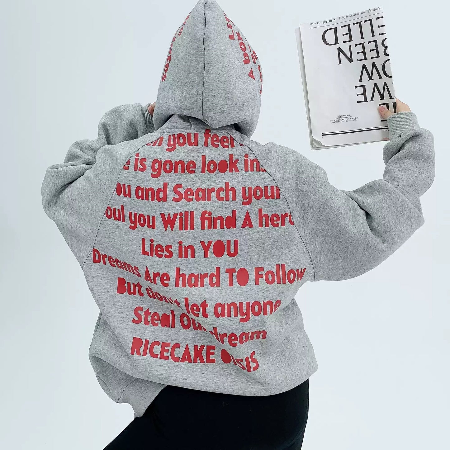 🔥超人気商品🔥【トップス】春秋冬 裏起毛 フード付き アルファベット バックプリント パーカー 【FCシリーズ】