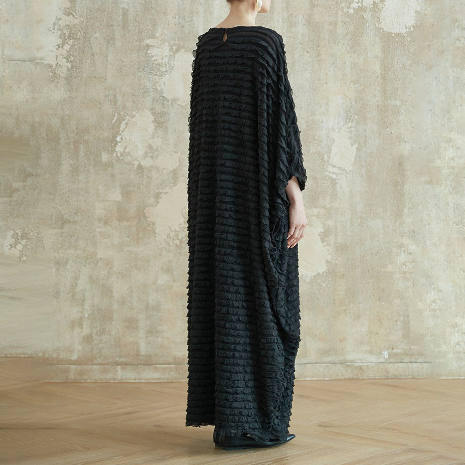 【ワンピース】春秋 シンプル ゆったり 上品 レトロ 着痩せ 長袖ワンピース