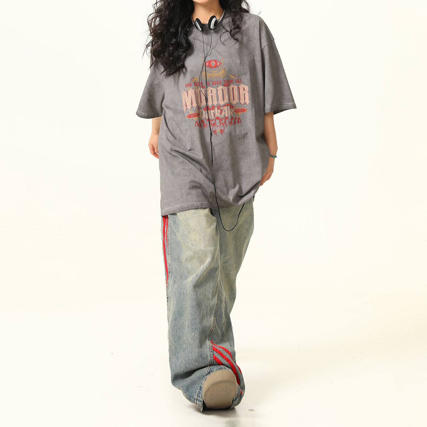 【上衣】美式復古夏日高街印花短袖T卹【FC系列】