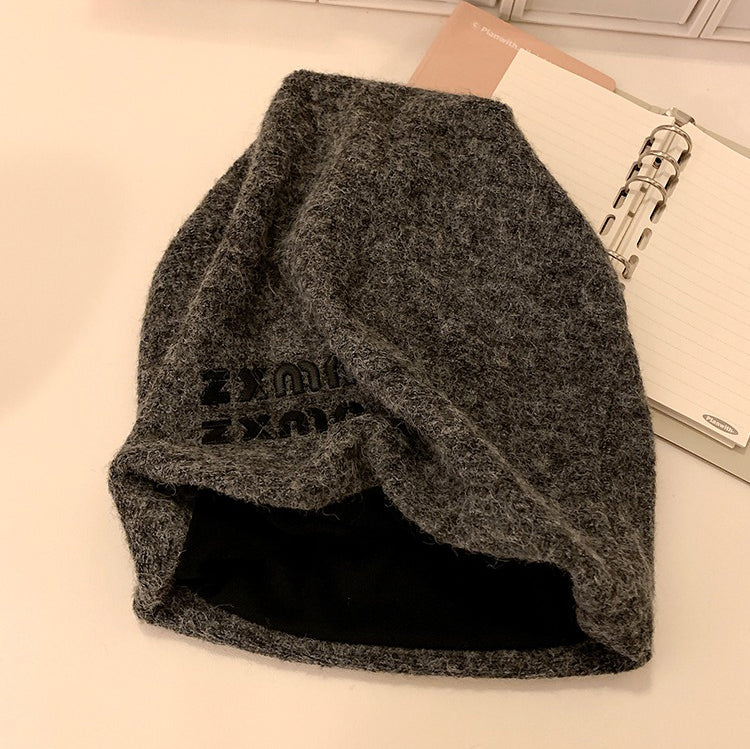 【グッズ】ふんわり ルーズビーニー 秋冬 大きめ頭囲 防寒 小顔効果