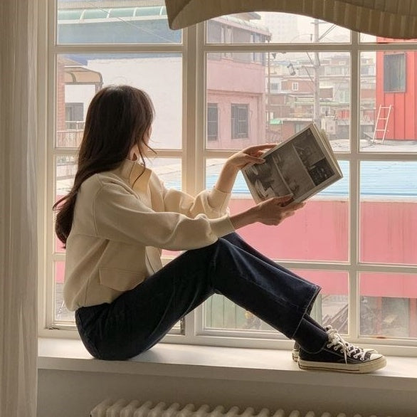 【アウター】春 秋 冬 レトロ エレガント ダブルポケット ニット カーディガン ジャケット 【JZシリーズ】