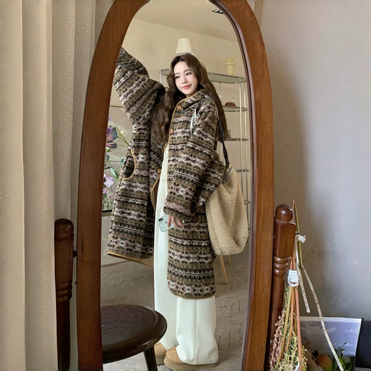 【アウター】高品質 韓国風 合わせやすい 春 秋 冬 極暖 綿入れコート 【SHシリーズ】