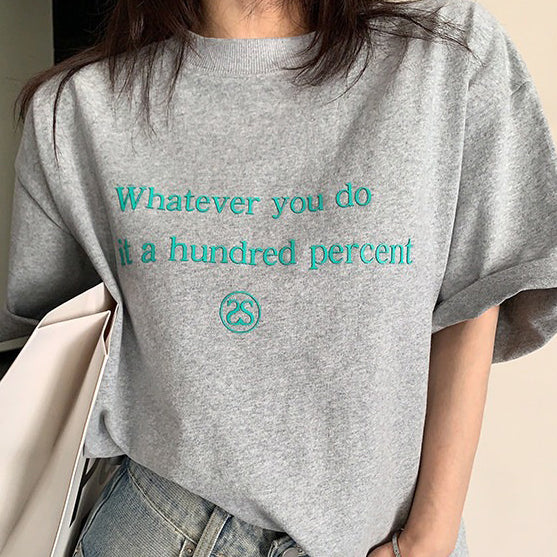 3D立體印花純棉T恤|簡約高級感短袖【FC系列】
