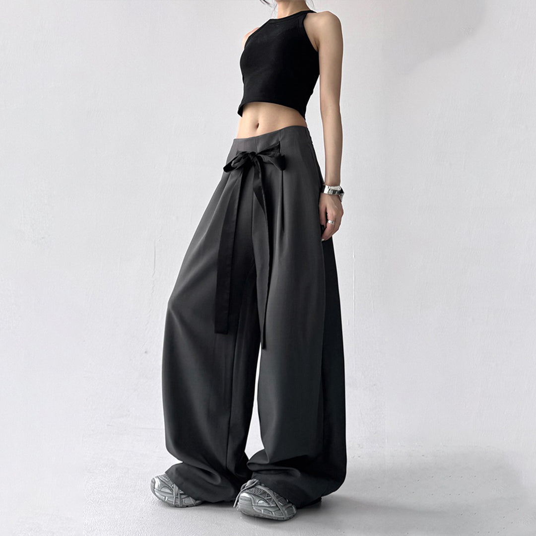 【ボトムス】日系 春夏秋冬 特別デザイン ストリート 蝶結び パンツ 【FCシリーズ】