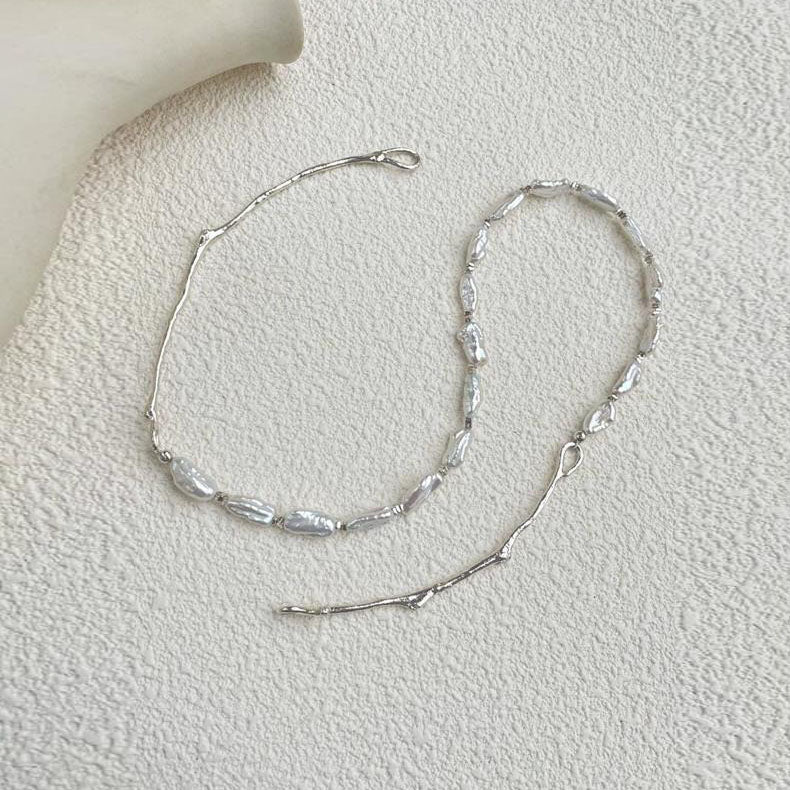 【🎁 B2G1|先行スタート!】【グッズ】レトロ バロックパール ブランチ チョーカー ネックレス