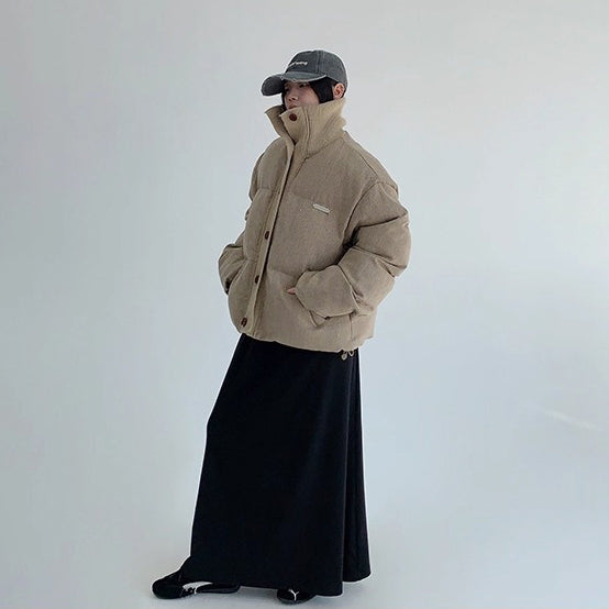 【アウター】防寒もおしゃれも叶う✨ショート丈中綿ジャケット レディース レトロデザイン 綿入れコート【FCシリーズ】