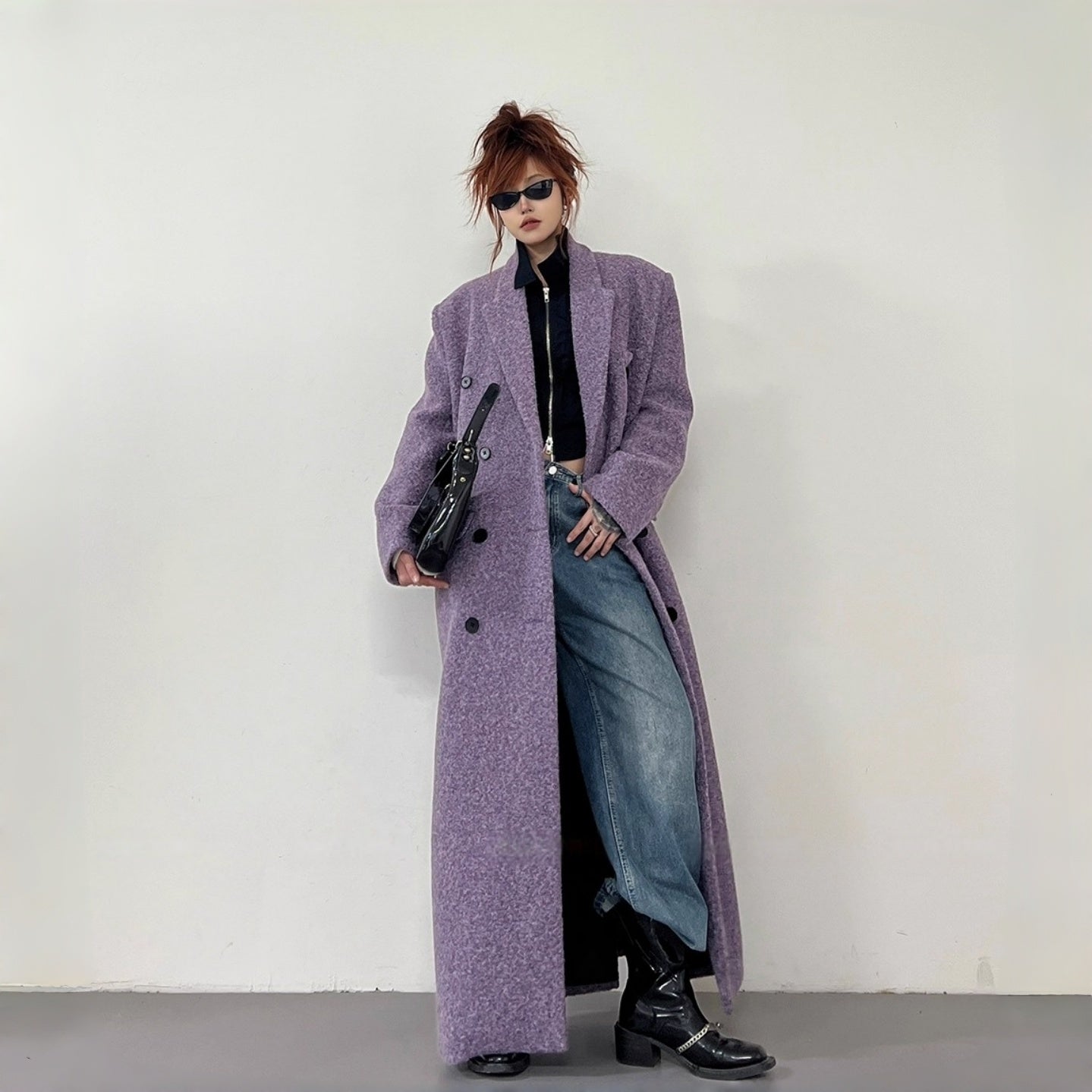 【アウター】韓国風 気質よい 新作 ダブルブレスト 高級感 秋冬 コート【FCシリーズ】