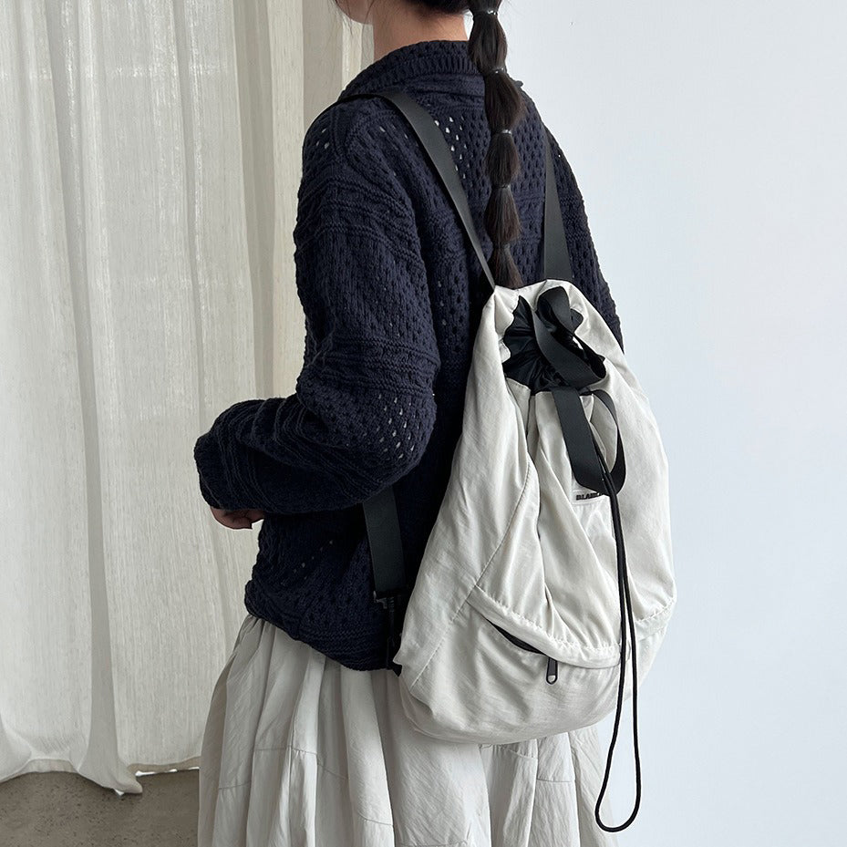 【アウター】レトロクロシェ風透かし編みニットカーディガン|折り襟×長袖の大人可愛い【JZシリーズ】