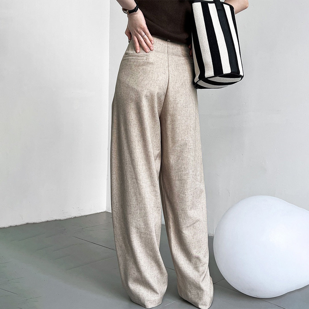 【ボトムス】シンプル 通勤 秋冬 合わせやすい パンツ【SNシリーズ】