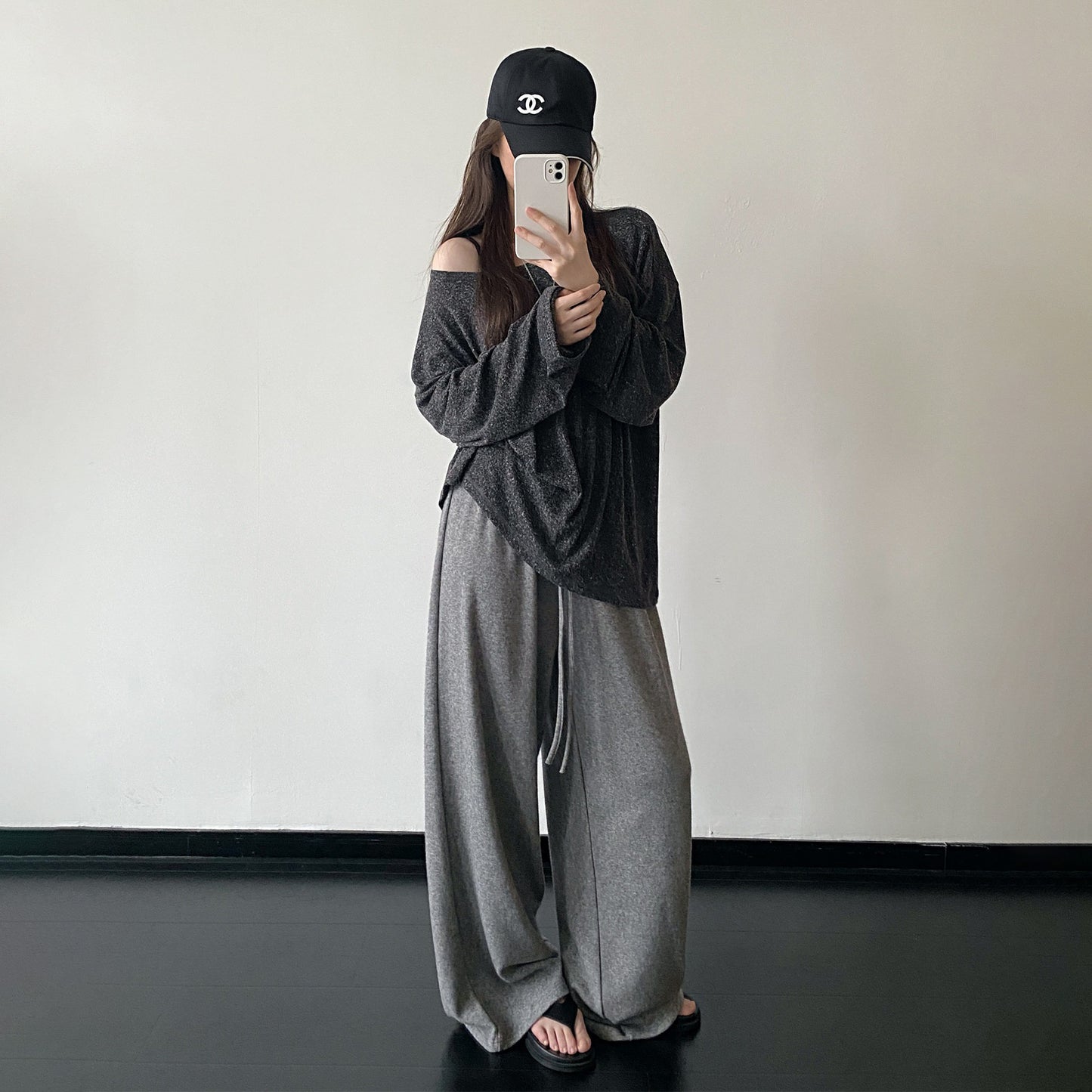 【ボトムス】ワイドパンツ レディース 細見え ハイウエスト 美脚 落ち感 ストレッチ ゆったり カジュアル 春夏【FCシリーズ】