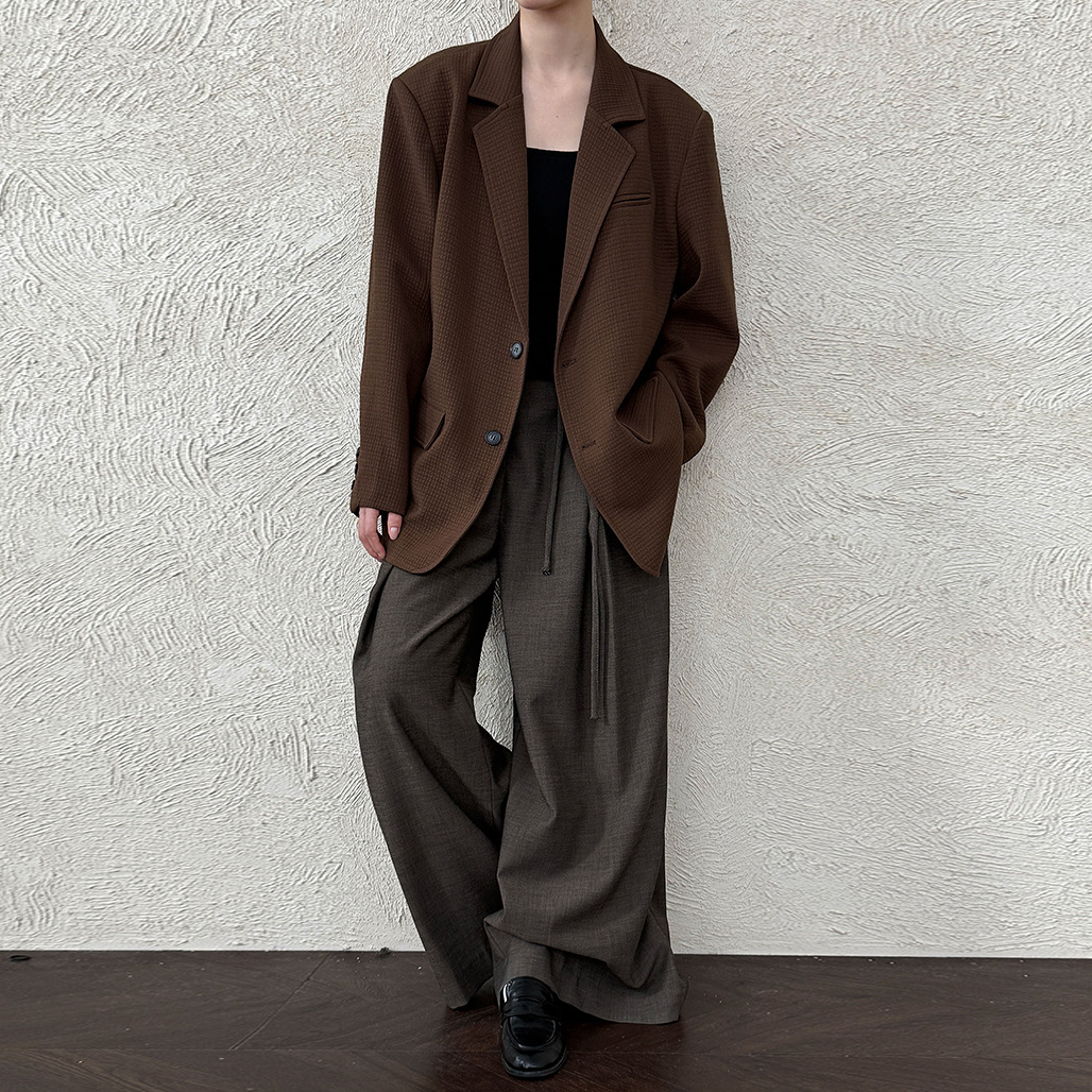 【アウター】秋コレクション レディース レトロ ゆったりシルエット 通勤・カジュアル スーツジャケット【SNシリーズ】