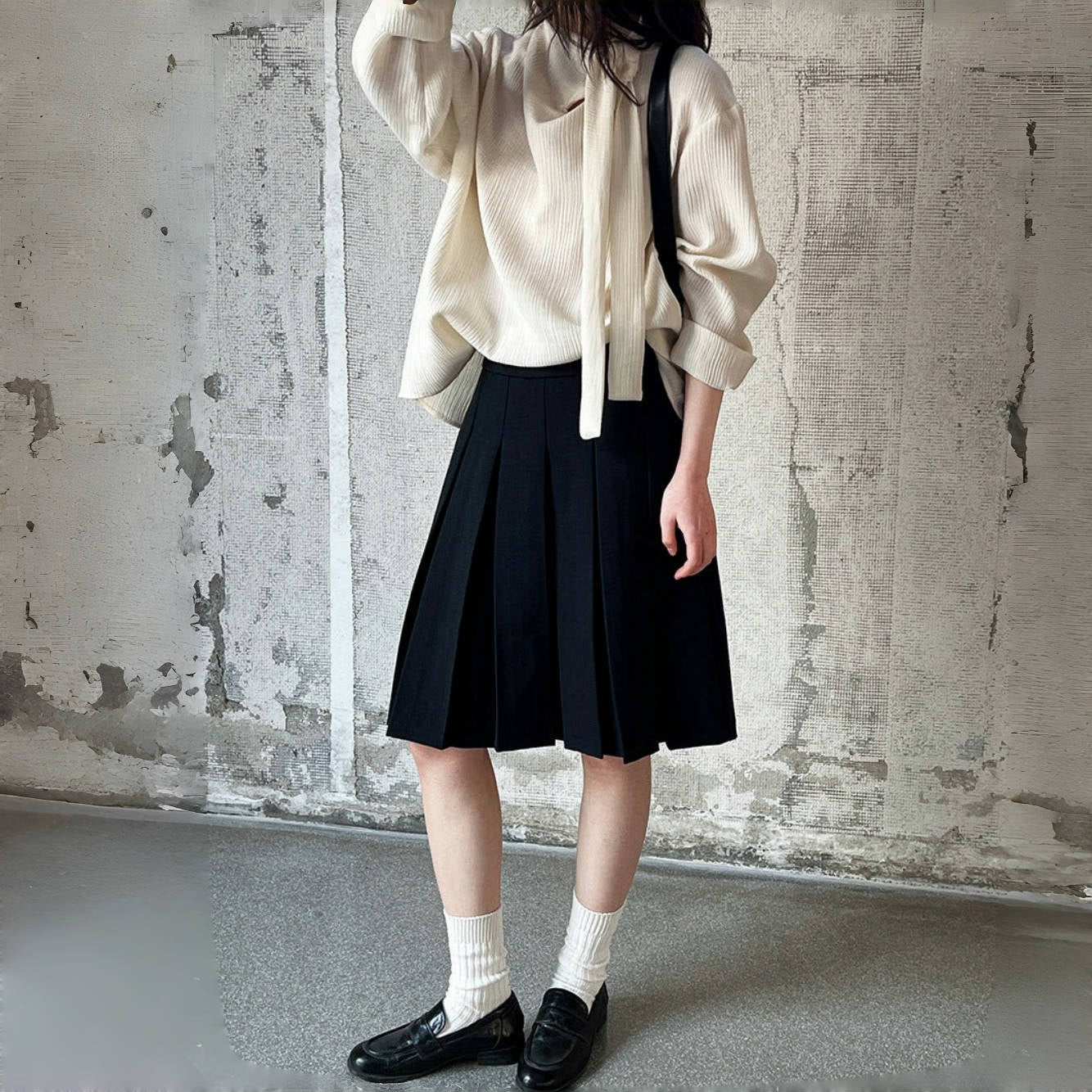 【トップス】春秋 レトロ 通勤 シャツ 【SNシリーズ】