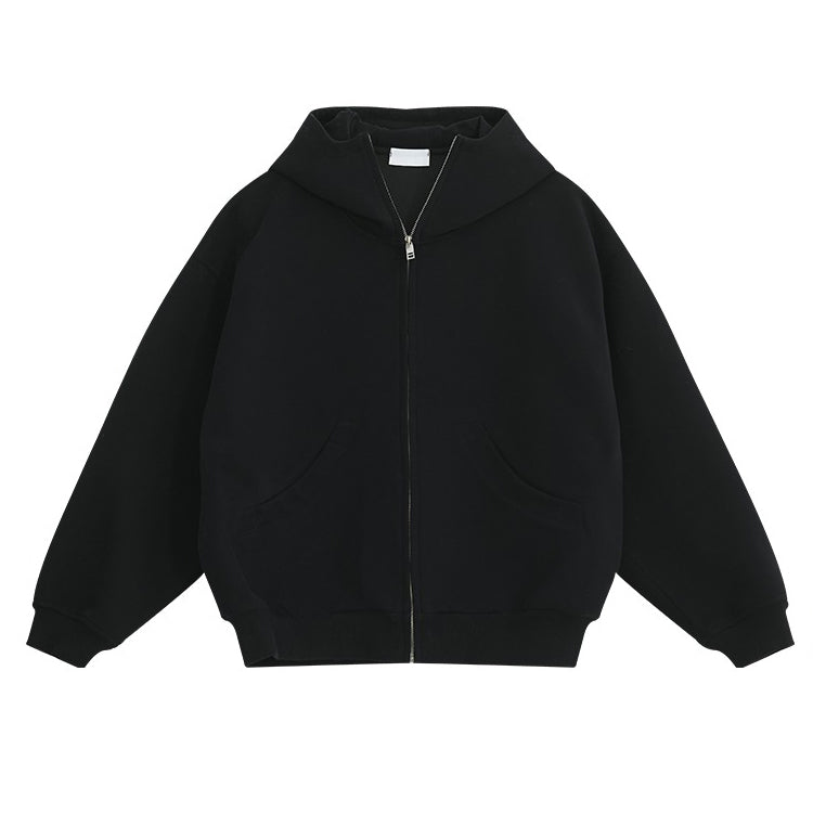 【アウター】アメリカン 春秋 レトロ ストリート プレミアム感 厚手 フード付き ジャケット【FCシリーズ】