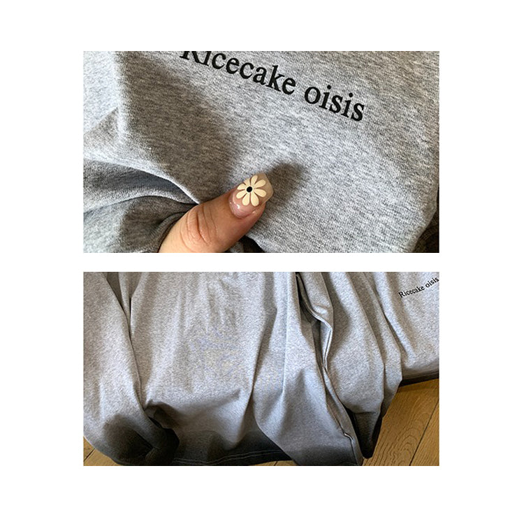 2点セット!【セットアップ】男女兼用 ゆる感たっぷり 長袖トップス+ショートパンツ 上下セット【FCシリーズ】【10~15日内発送】