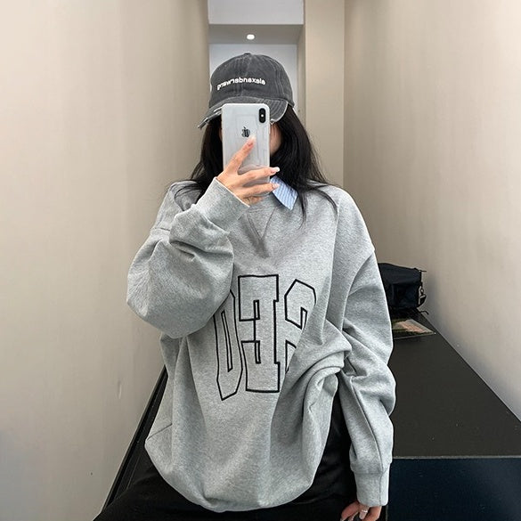 【トップス】春 秋 冬 フェイクレイヤー アメリカン ゆるリラックス パーカー 【FCシリーズ】