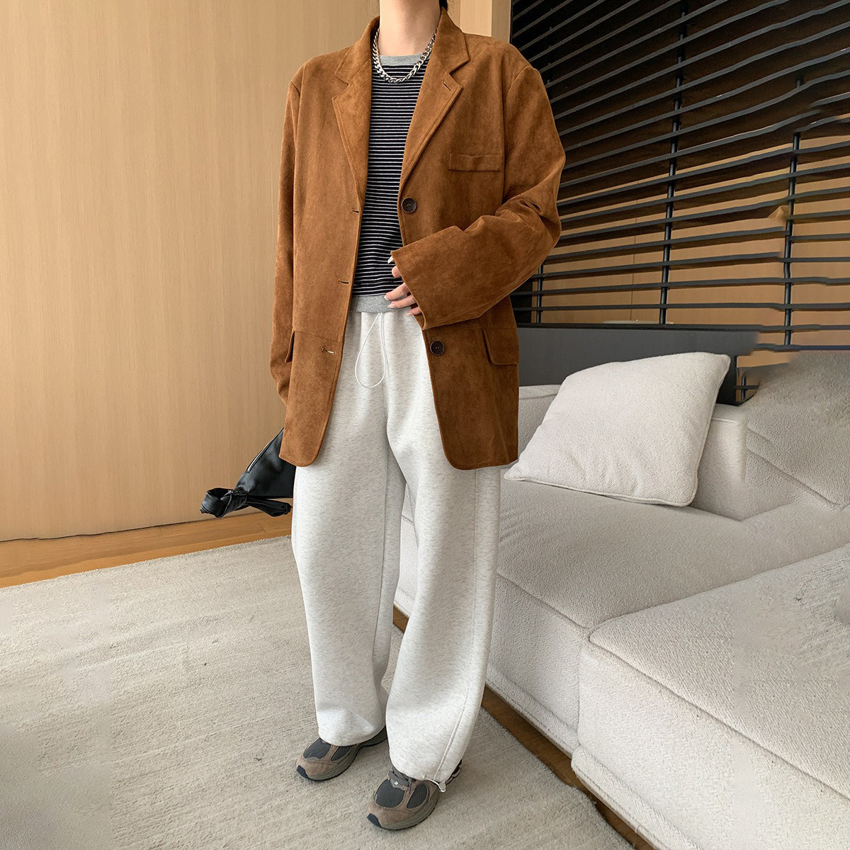 【アウター】新作春秋 ファッション 合わせやすい ゆったり スーツジャケット【SNシリーズ】