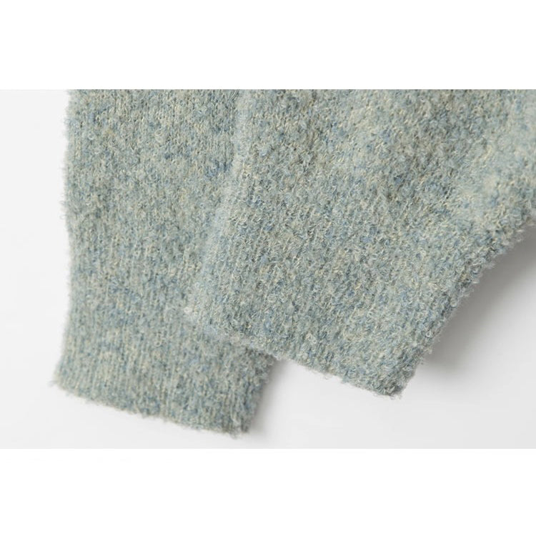 【トップス】立体ねこデザイン クルーネックニット 男女兼用 秋冬 ゆったり着用 プルオーバー【FCシリーズ】