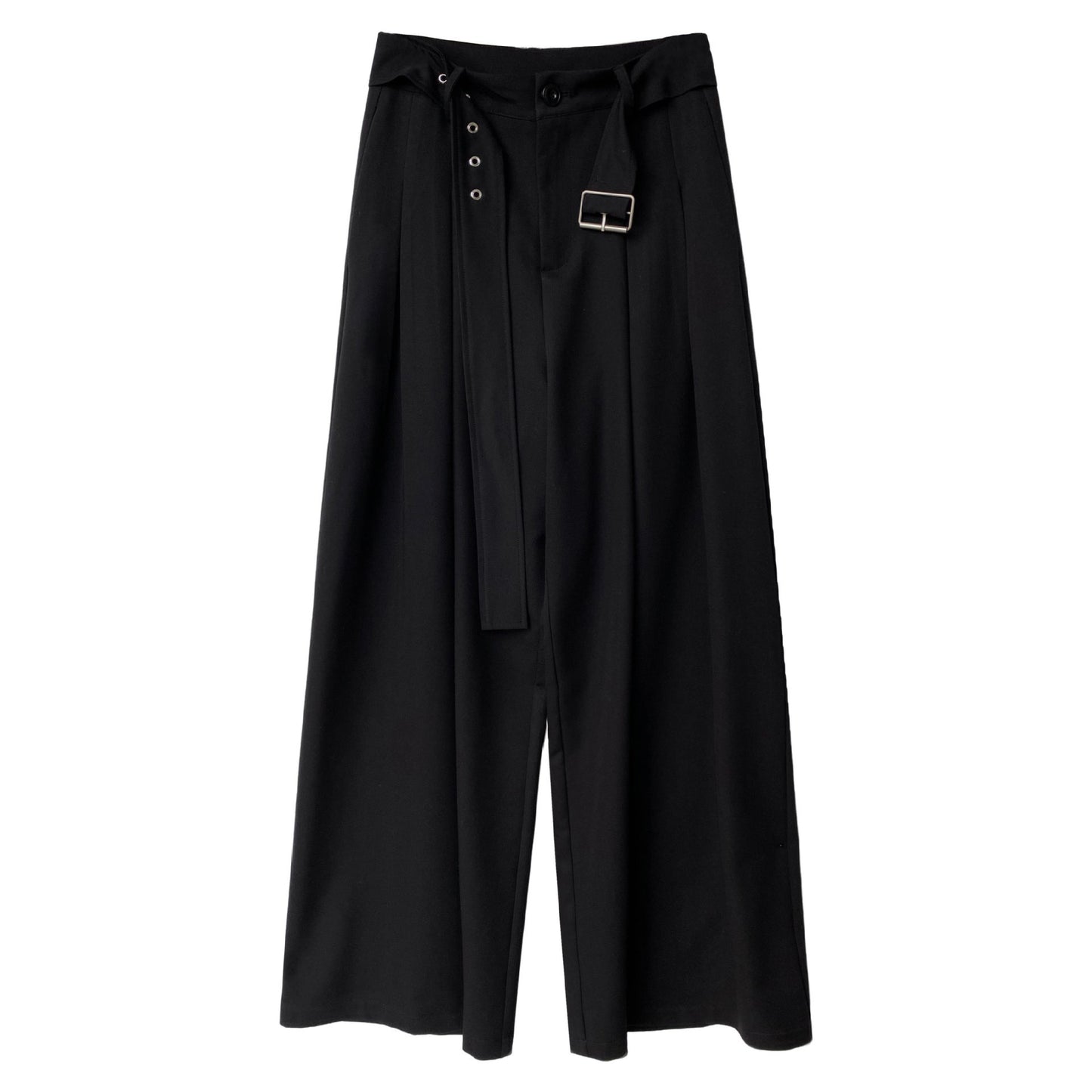 【ボトムス】ヴィンテージ Vネック クールでスタイリッシュな ベルト パンツ 【JZシリーズ】