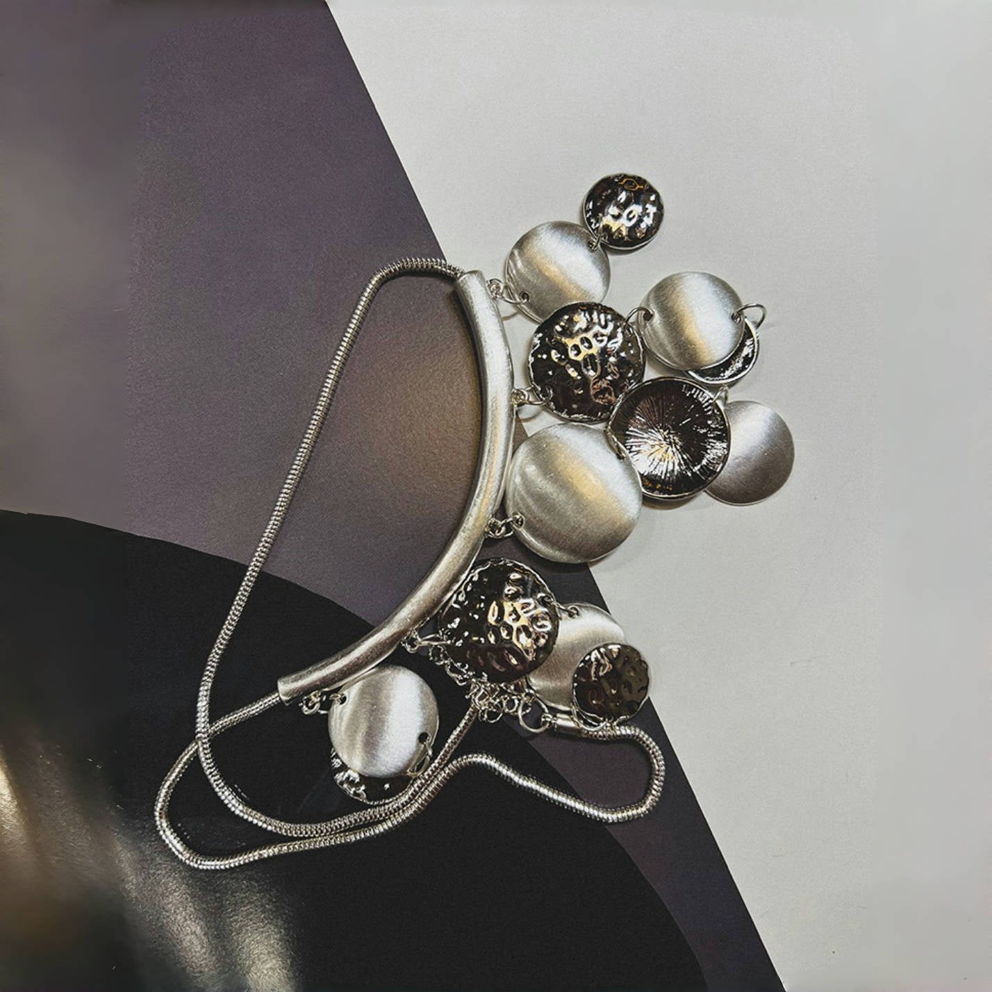 【🎁 B2G1|先行スタート!】【15~20日内発送】【グッズ】ヴィンテージ加工 イレギュラー 合わせやすい ネックレス 【JZシリーズ】