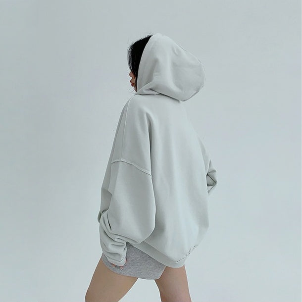 【アウター】春 秋 冬 ヴィンテージ風 裾フリンジ フード付き 【FCシリーズ】