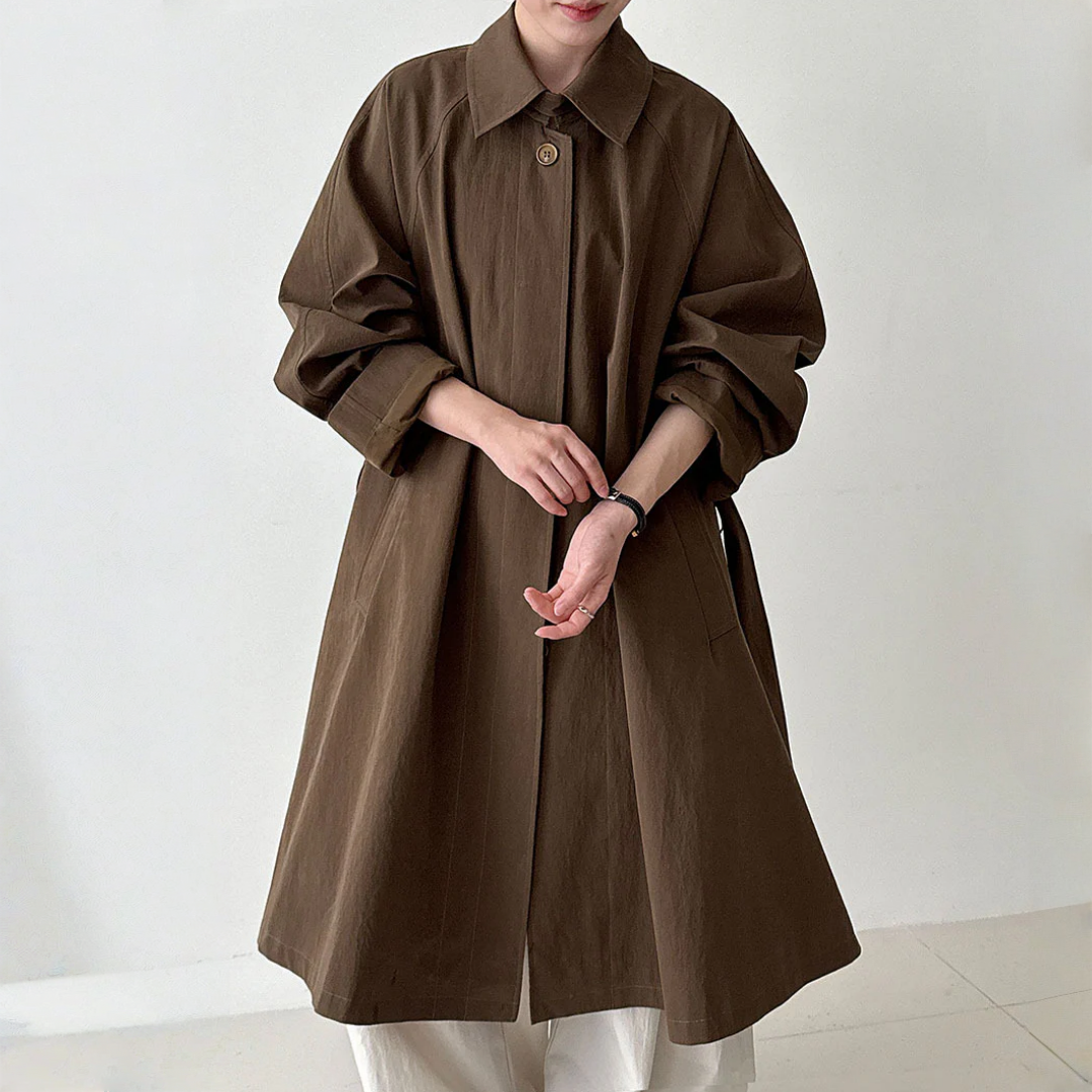 アウター】春 秋 ベルト付き エレガント オードリーヘップバーン アウター】春 秋 ベルト付き エレガント オードリーヘップバーン