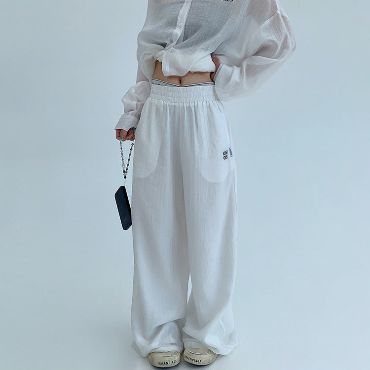 【単品注文】【セットアップ】ユニセックス 上下セット シャツ+パンツ 薄手 ロングスリーブ とろみ素材 秋口向け【FCシリーズ】【10~15日内発送】