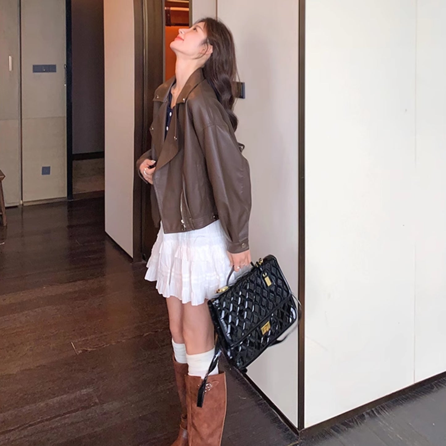 【アウター】メラード 春秋 トレンド インフルエンサー人気 爆款 ショートジャケット【JZシリーズ】