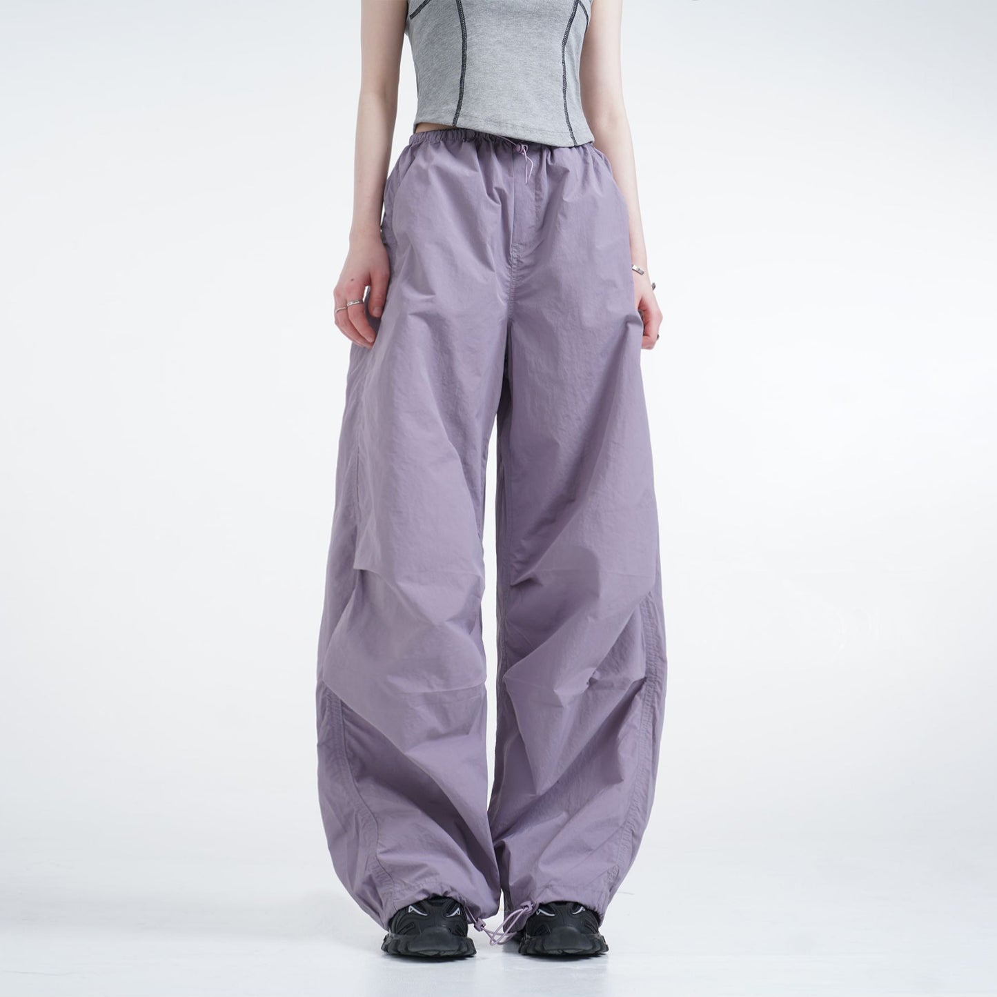 【ボトムス】男女兼用 春夏秋冬 和風 ルーズストレートパンツ【AHシリーズ】