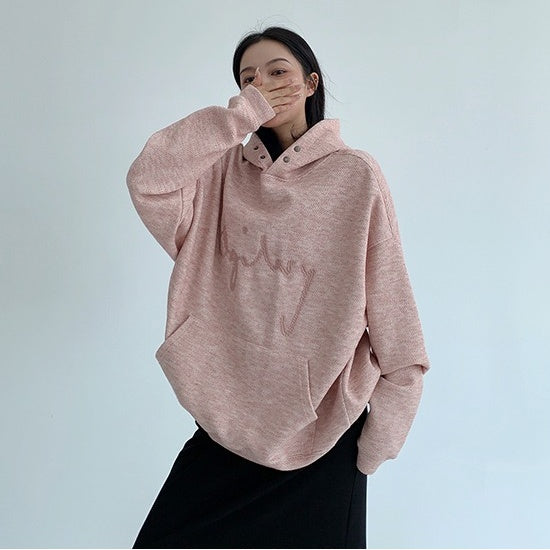 【トップス】春 秋 冬 カスタム素材 刺繍入り フード付き パーカー 【FCシリーズ】