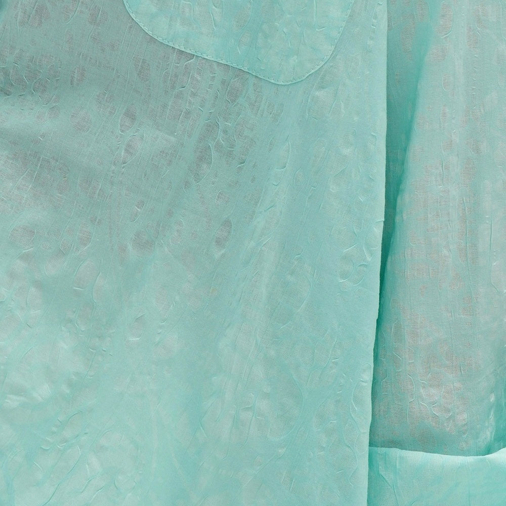 【トップス】【15日内発送】春 秋 夏 グレイッシュブルー UV対策 長袖シャツ 【JZシリーズ】