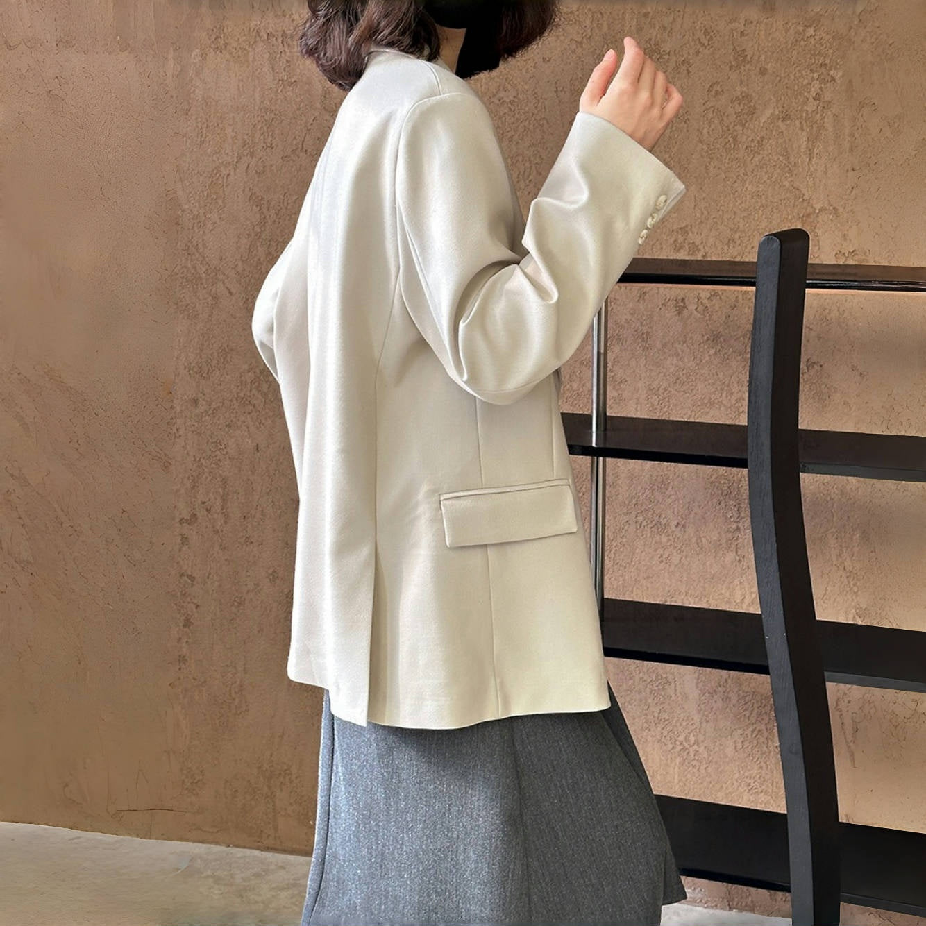 【アウター】エレガント 春秋 合わせやすい スーツジャケット 【SNシリーズ】